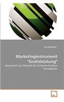 Marketinginstrument "Gratisleistung"