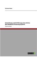 Entwicklung und Einführung eines Online Betriebsdaten-Erfassung-Systems
