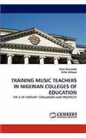 Training Music Teachers in Nigerian Colleges of Education