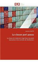 La Clause Pari Passu