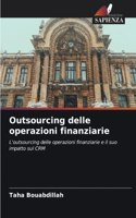 Outsourcing delle operazioni finanziarie