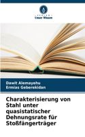 Charakterisierung von Stahl unter quasistatischer Dehnungsrate für Stoßfängerträger
