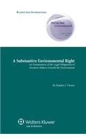 Substantive Environmental Right