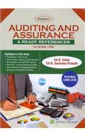 Auditing and Assurance - A Ready referencer - CA Intermediate (IPC)