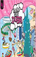 In the city Dubai- Colouring poster for kids