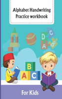 Alphabet Handwriting practice workbook for kids