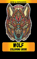 Wolf Coloring Book: Stress Relieving Designs Coloring Book For Adults