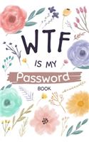 WTF Is My Password Book