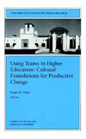 Using Teams in Higher Education: Cultural Foundations for Productive Change: New Directions for Institutional Research, Number 100