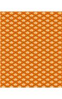 Pattern Designs Dots Diamonds Orange School Composition Book: Designs Patterns Composition Books Notebooks (Notebook, Diary, Blank Book)