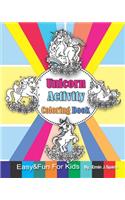 Unicorn Activity Coloring Book