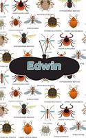 Edwin: Bug Insect Handwriting for K-3 Students Practice Paper Book Notebook Journal Book 120 Pages 6x9
