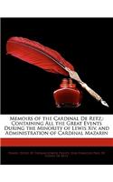 Memoirs of the Cardinal de Retz,