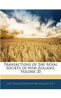 Transactions of the Royal Society of New Zealand, Volume 20