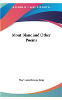 Mont Blanc and Other Poems