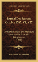 Journal Des Scavans Octobre 1767, V1, V27