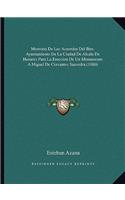 Memoria De Los Acuerdos Del Iltre. Ayuntamiento De La Ciudad De Alcala De Henares Para La Ereccion De Un Monumento A Miguel De Cervantes Saavedra (1880): (Spanish)