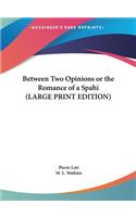 Between Two Opinions or the Romance of a Spahi