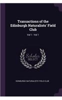 Transactions of the Edinburgh Naturalists' Field Club