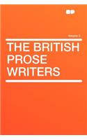 The British Prose Writers Volume 3