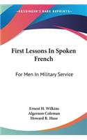 First Lessons In Spoken French