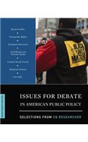 Issues for Debate in American Public Policy