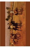 ''Four Jockeys'' by Edgar Degas: Journal (Blank / Lined)