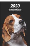 2020 Wochenplaner: Beagle - 107 Seiten, 15cm x 23cm ca. A5 - Taschenkalender - Terminplaner - Tagebuch - Terminkalender - Organizer für Hundeliebhaber