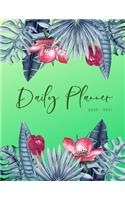 2020 2021 15 Months Flower Leaves Daily Planner