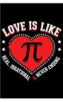 Love Is Like Real Irrational & Never-Ending