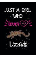 Just A Girl Who Loves Lizards