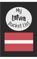 My Latvia Bucket List: Novelty Bucket List Themed Notebook