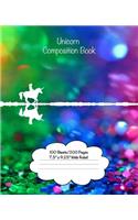 Unicorn Composition Book