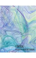 Sketchbook: Ethereal: 8.5 x 11 Inches - 200 Blank Pages with Borders