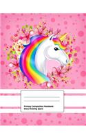 Primary Composition Notebook with Story Drawing Space