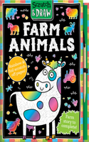 Scratch and Draw Farm Animals: (Scratch and Draw)