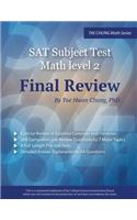 SAT Subject Test Math Level 2 Final Review