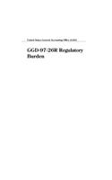 Ggd-97-26r Regulatory Burden
