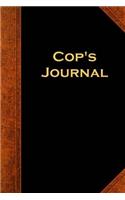 Cop's Journal: (Notebook, Diary, Blank Book)