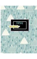 Fortune notebook: Umbrella and rain notebook ( great journal, amazing composition book ) large 8.5 x 11 inches, 110 pages(3 Fortune Notebook 111)