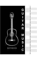 Guitar Music Notebook