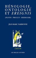 Henologie, Ontologie Et Ereignis