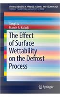 Effect of Surface Wettability on the Defrost Process