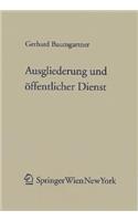 Ausgliederung Und Ffentlicher Dienst