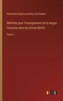 Méthode pour l'enseignement de la langue française dans les écoles Berlitz
