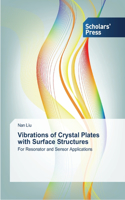 Vibrations of Crystal Plates with Surface Structures