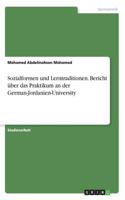 Sozialformen und Lerntraditionen. Bericht über das Praktikum an der German-Jordanien-University