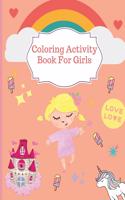 Coloring Activity Book For Girls