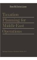 Taxation Planning for Middle East Operations