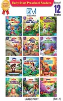 EARLY START PRE-SCHOOL READERS SET 1 ( SET OF 12 BOOKS) | Kids Story Book | Age Group 2-5 yrs | Grade 1 & 2 | One line story| For Nursery / Pre Primary / Kindergarten